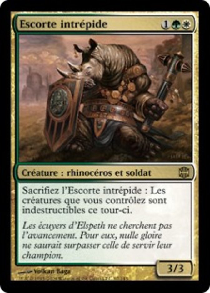 Escorte intrépide