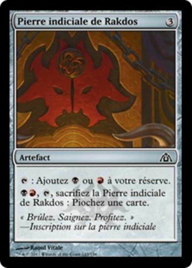 Pierre indiciale de Rakdos