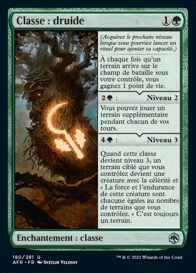 Classe : druide