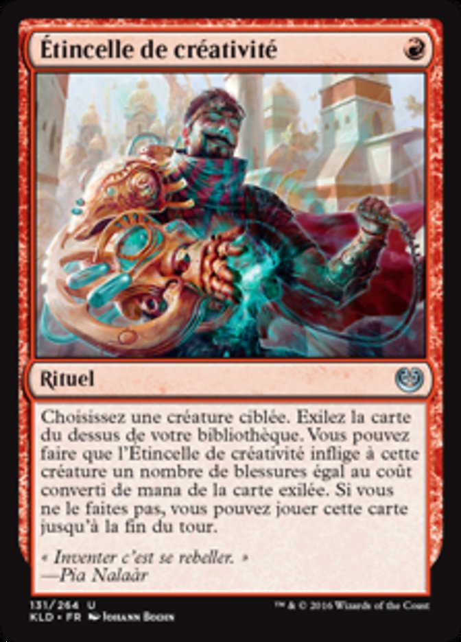 Étincelle de créativité