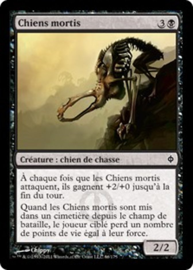 Chiens mortis