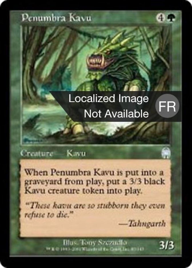 Kavru de la pénombre