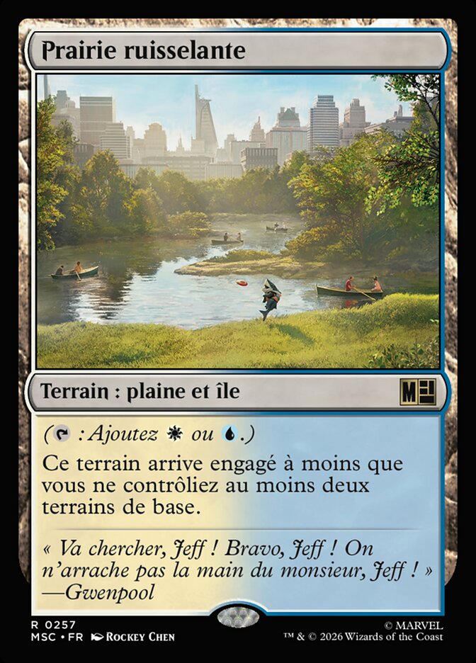 Prairie ruisselante