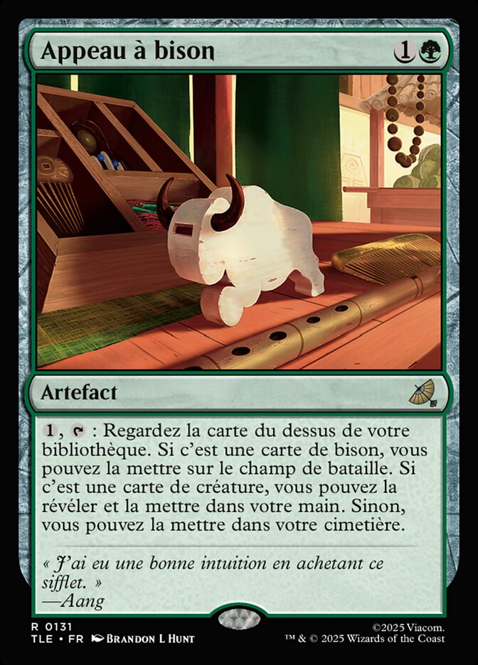 Appeau à bison