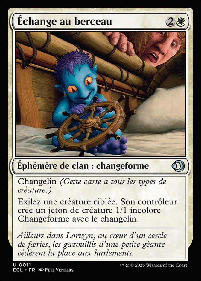 Échange au berceau