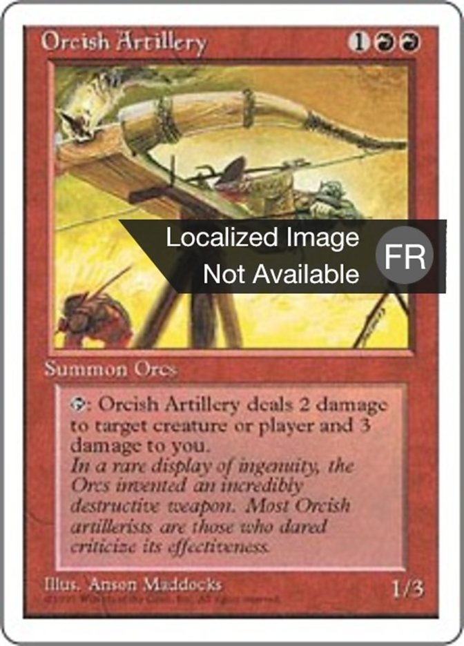 Artillerie orque