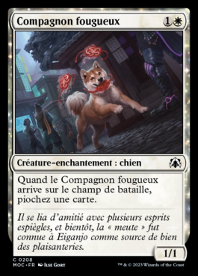 Compagnon fougueux