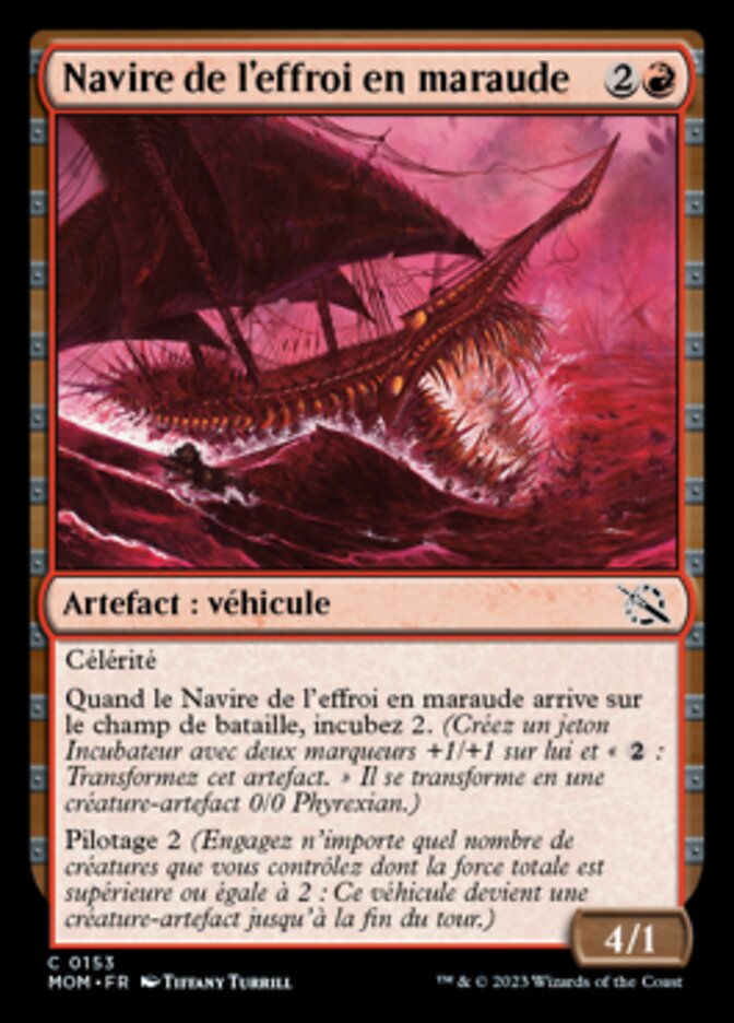 Navire de l'effroi en maraude