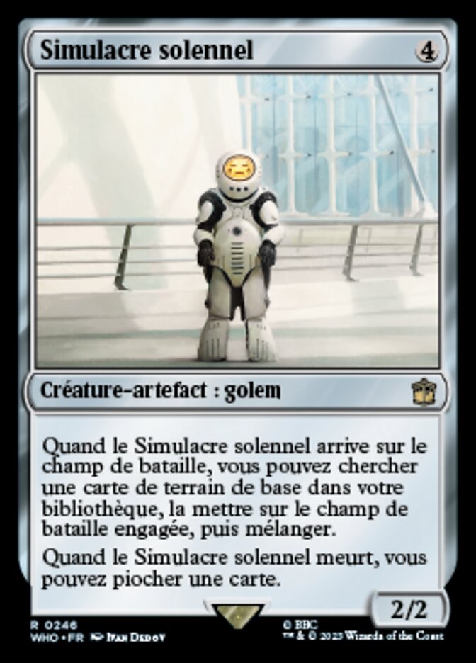 Simulacre solennel