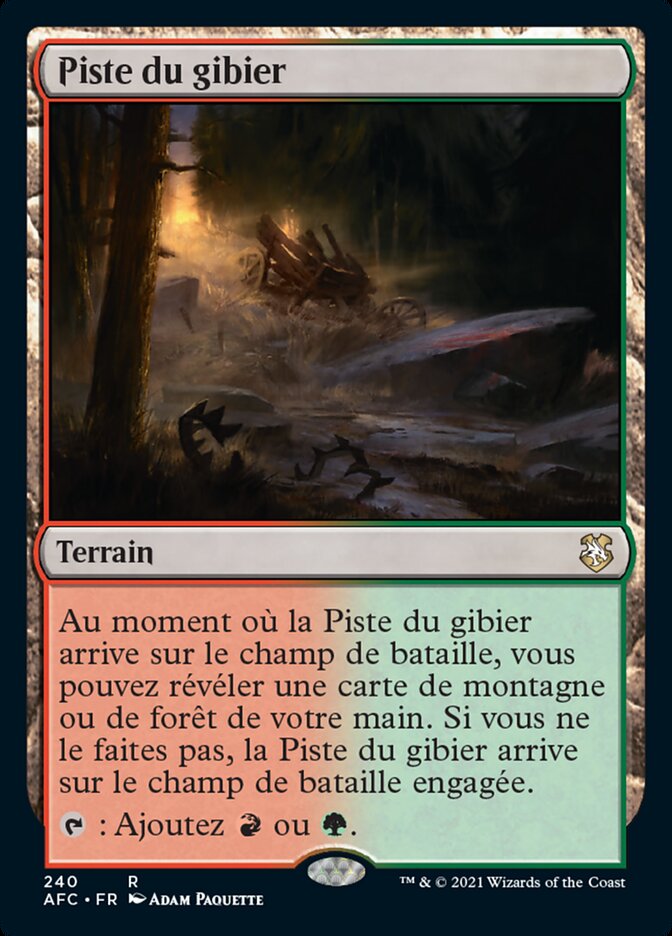 Piste du gibier