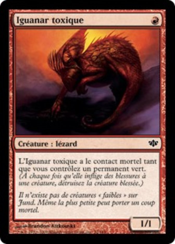 Iguanar toxique