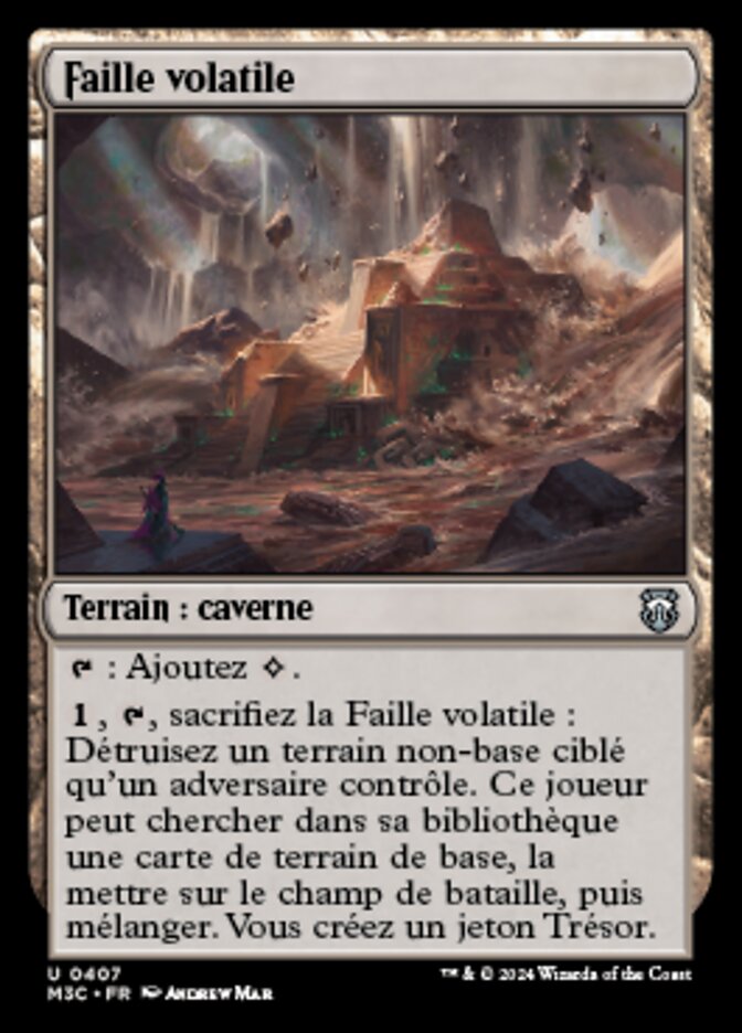 Faille volatile