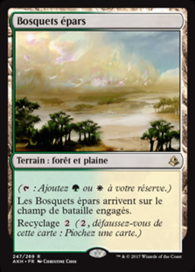 Bosquets épars