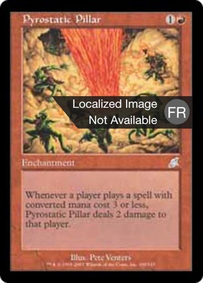Pilier pyrostatique