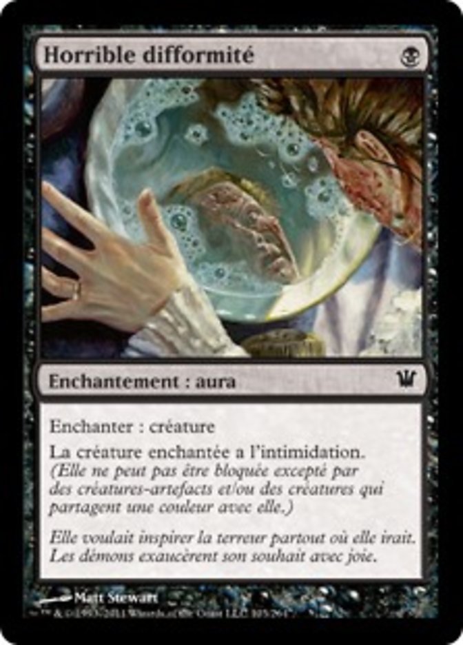 Horrible difformité