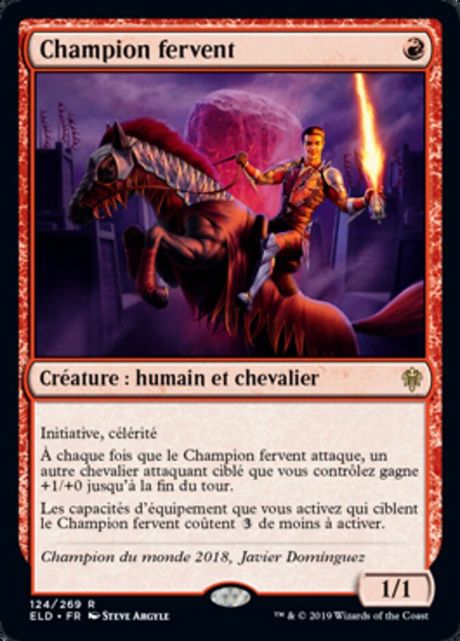 Champion fervent