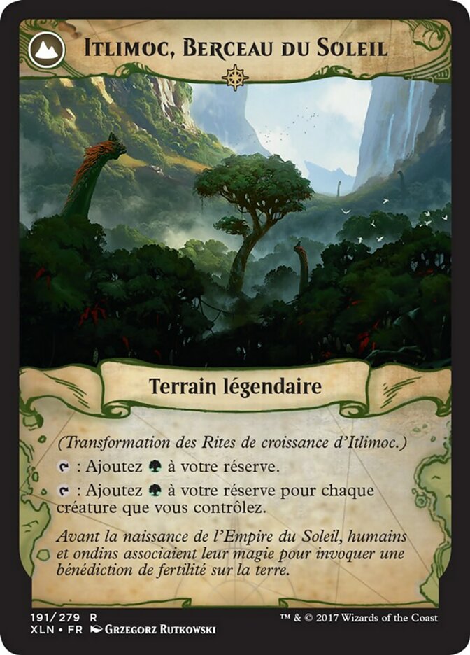 Rites de croissance d'Itlimoc