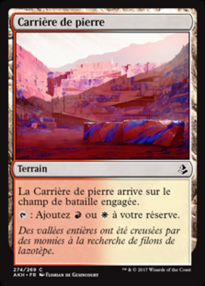 Carrière de pierre