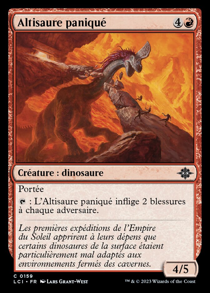 Altisaure paniqué