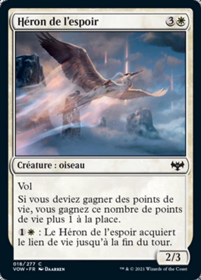 Héron de l'espoir