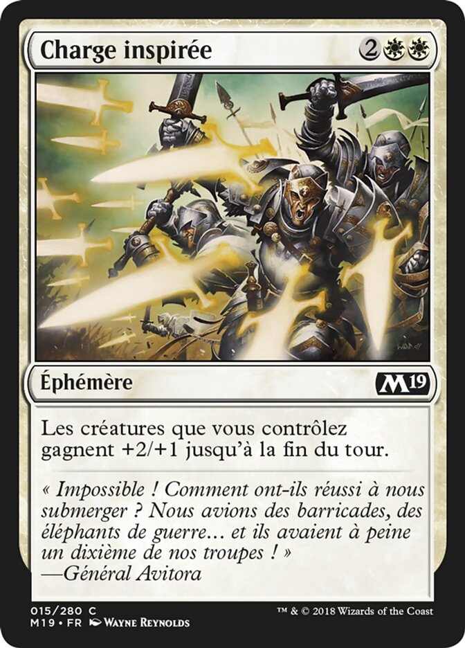 Charge inspirée
