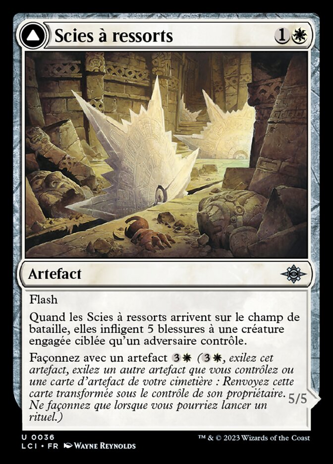 Scies à ressorts