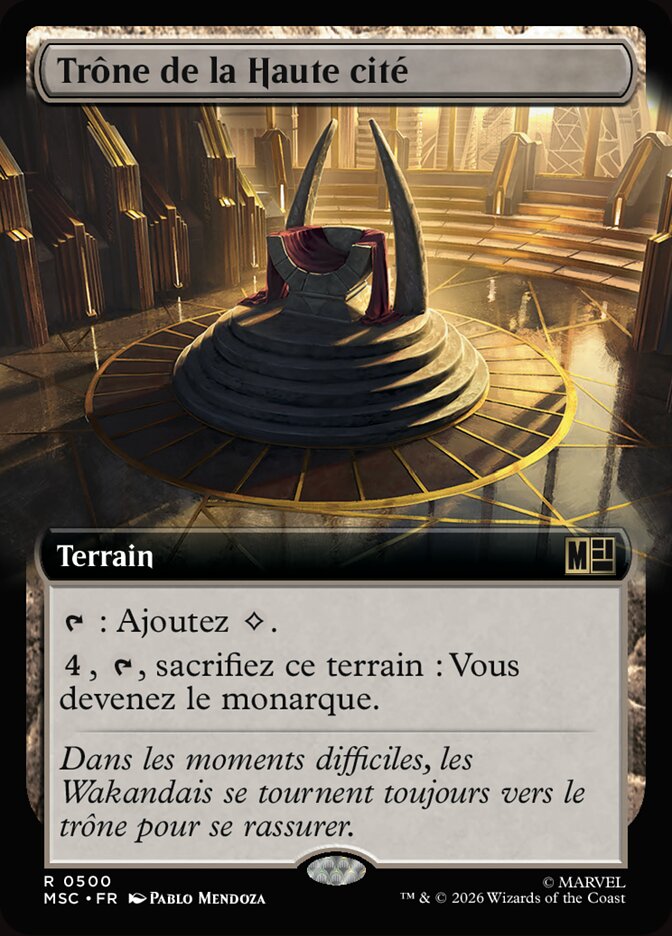 Trône de la Haute cité