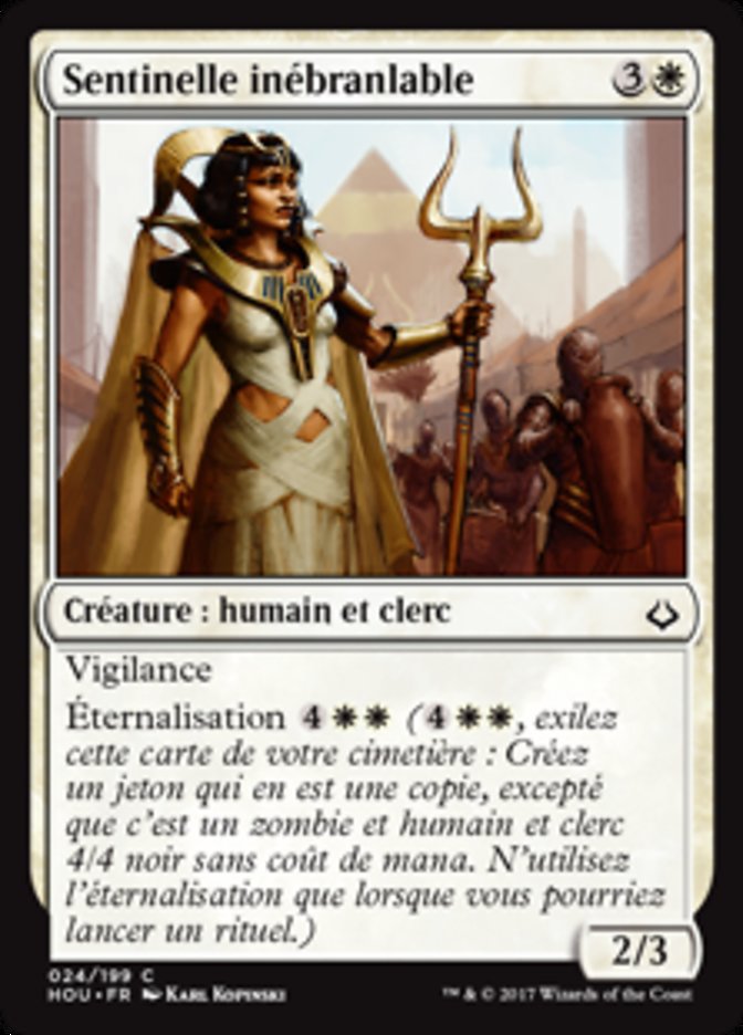 Sentinelle inébranlable