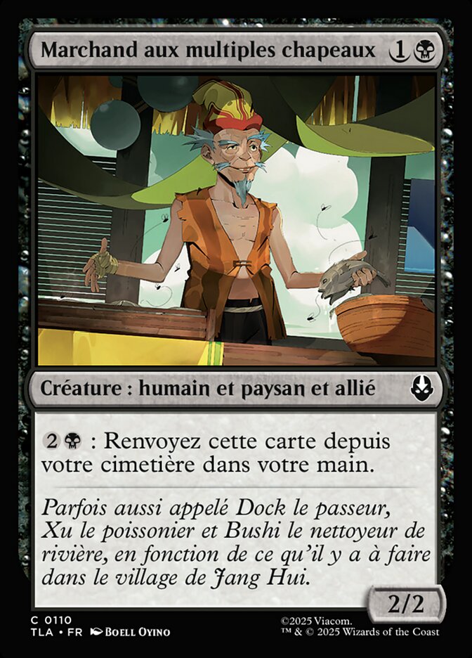 Marchand aux multiples chapeaux