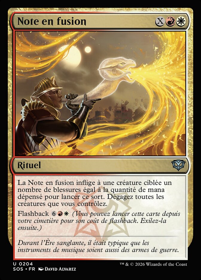 Note en fusion