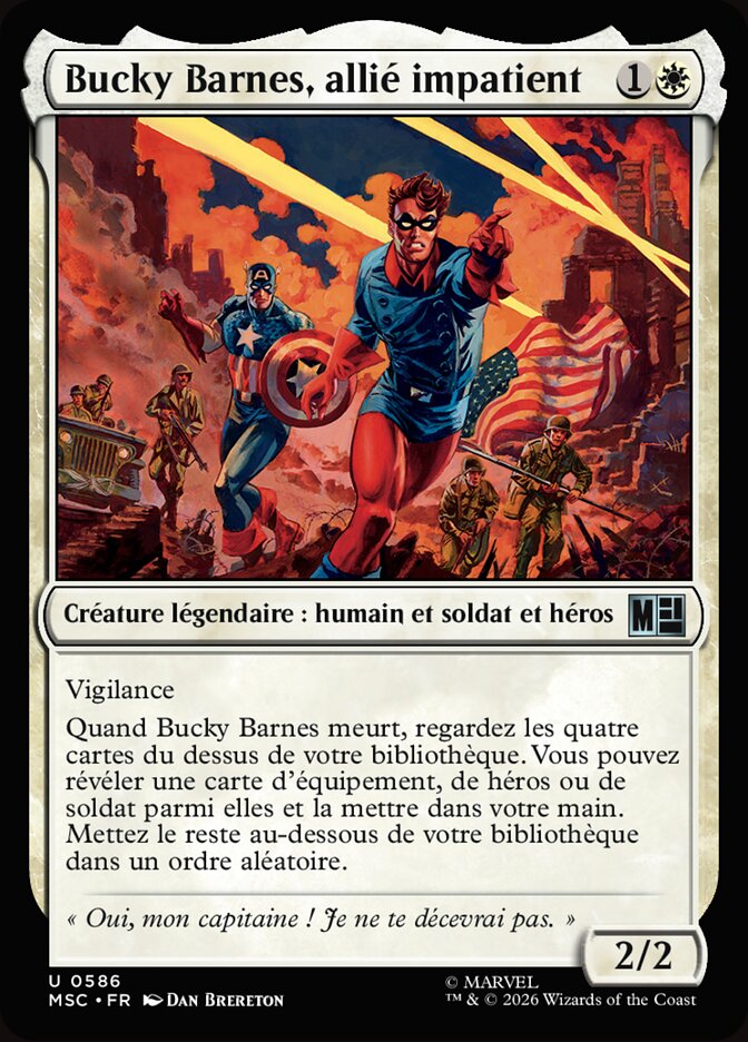 Bucky Barnes, allié impatient