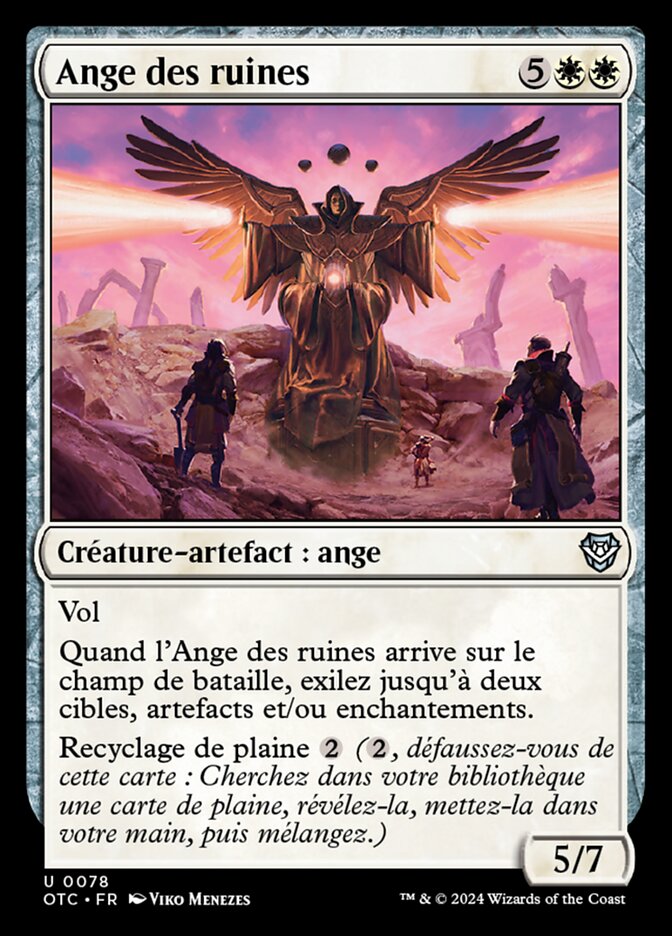 Ange des ruines