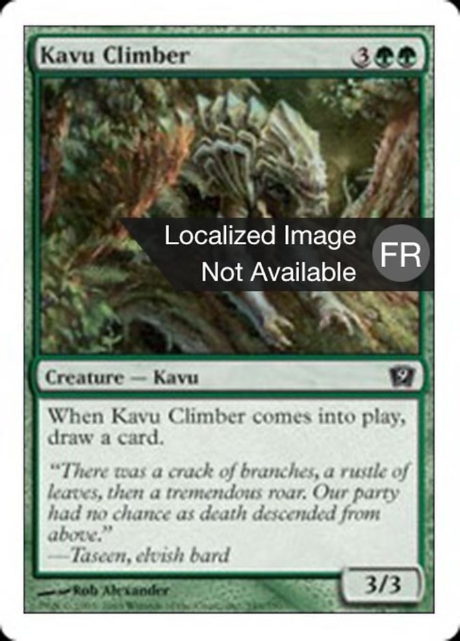 Kavru grimpeur