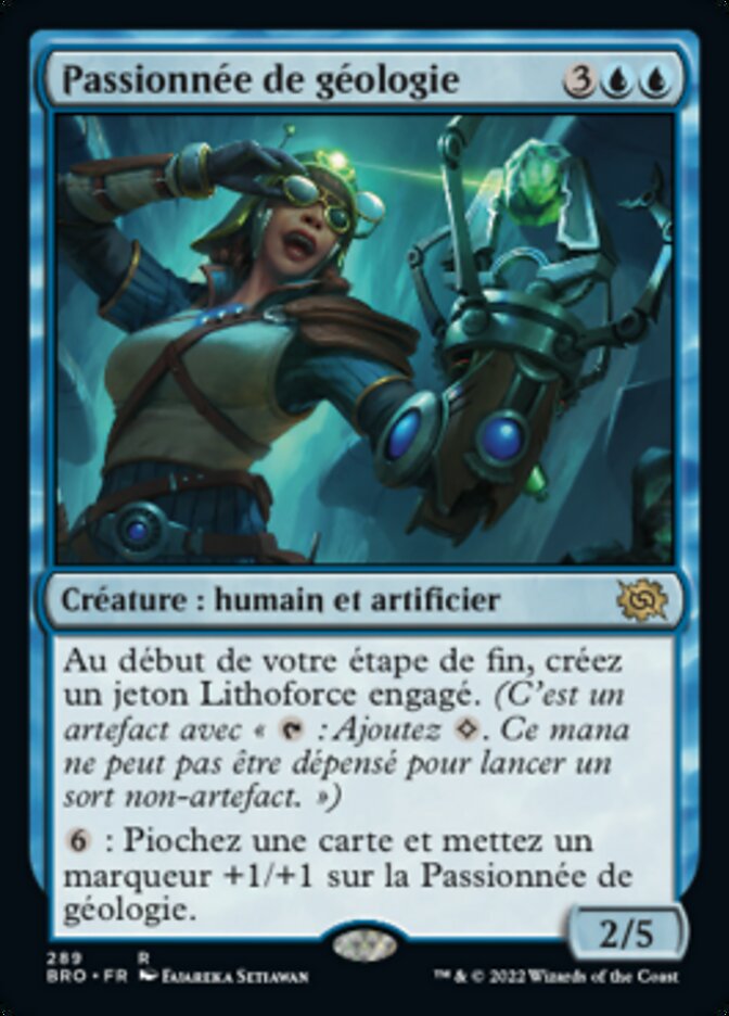 Passionnée de géologie