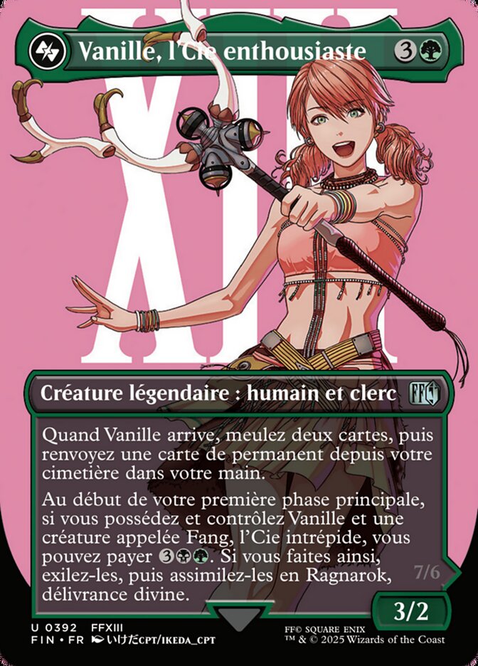Vanille, l'Cie enthousiaste