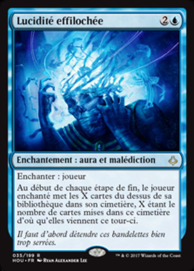Lucidité effilochée