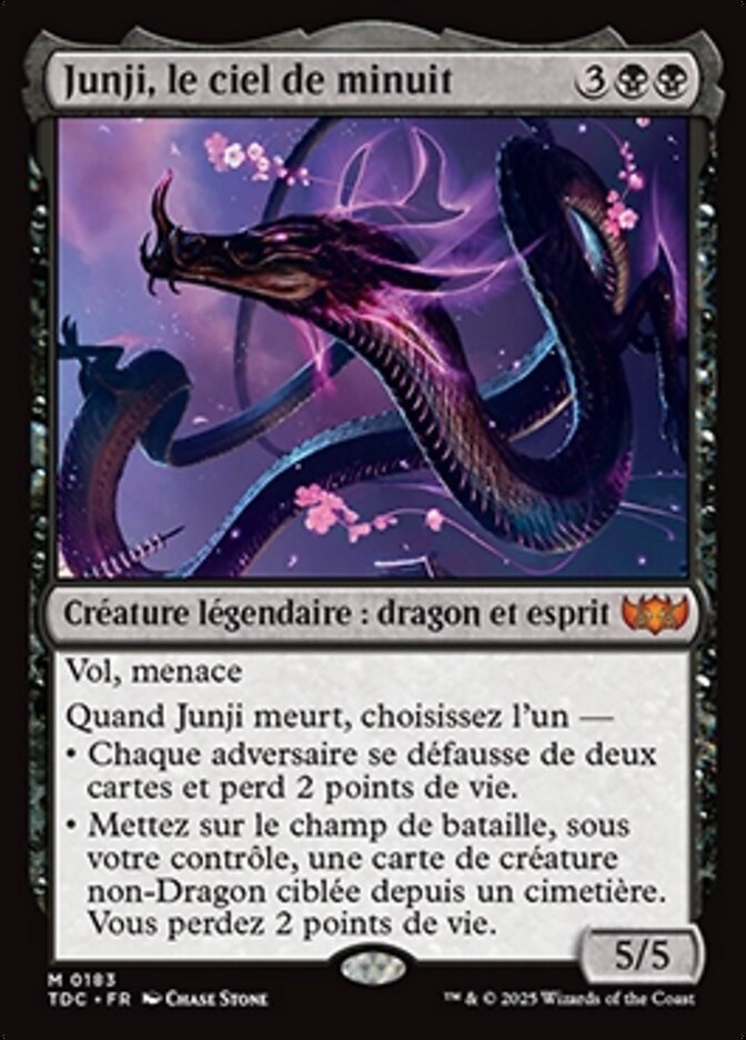 Junji, le ciel de minuit