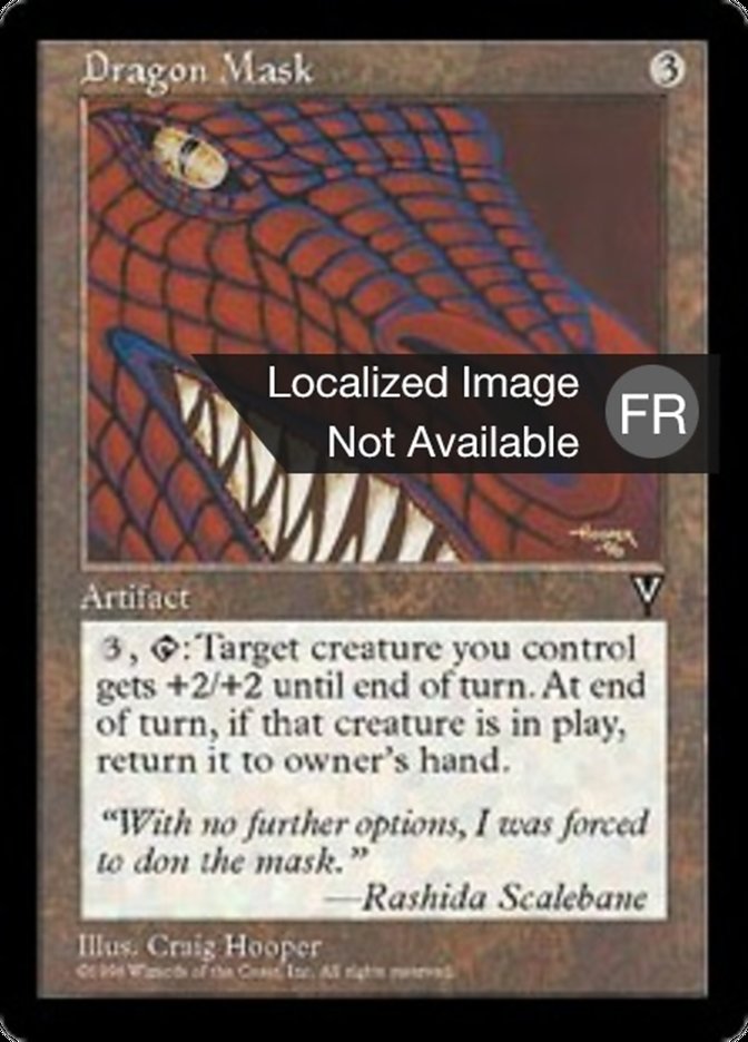 Masque de dragon