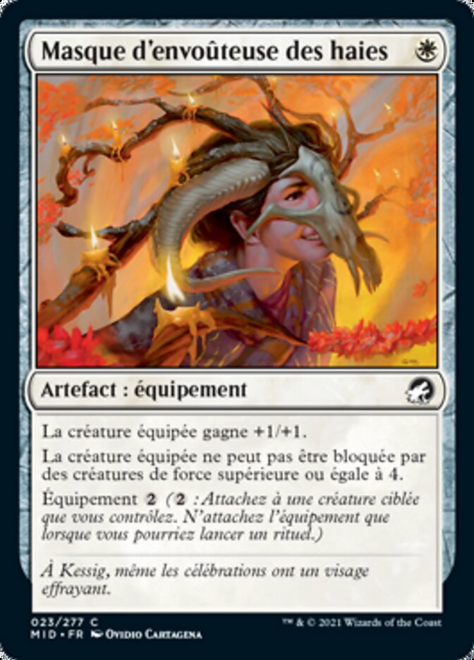 Masque d'envoûteuse des haies