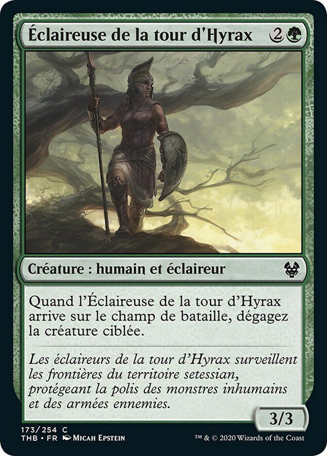Éclaireuse de la tour d'Hyrax