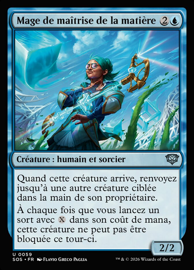 Mage de maîtrise de la matière