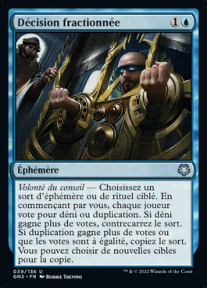 Décision fractionnée