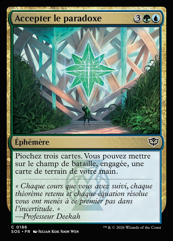 Accepter le paradoxe