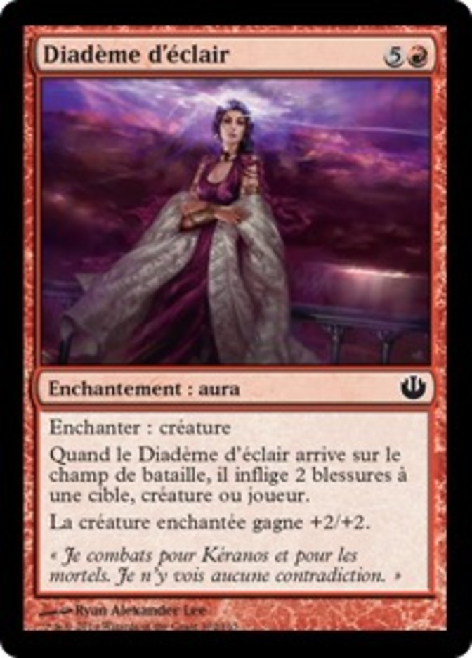 Diadème d'éclair