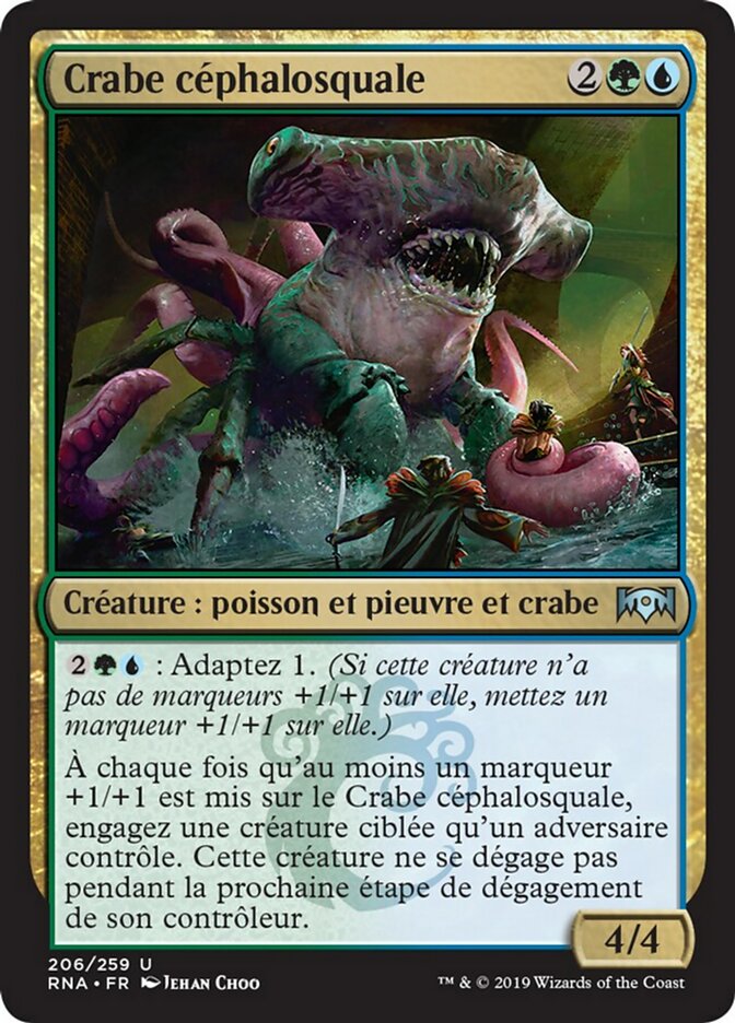 Crabe céphalosquale