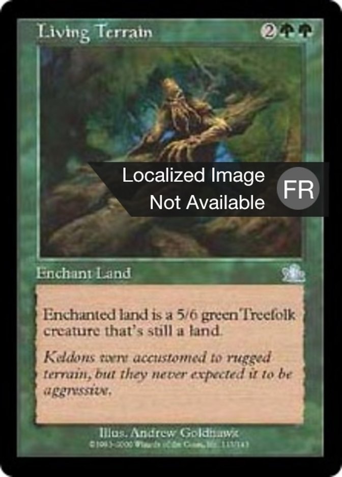 Terrain vivant