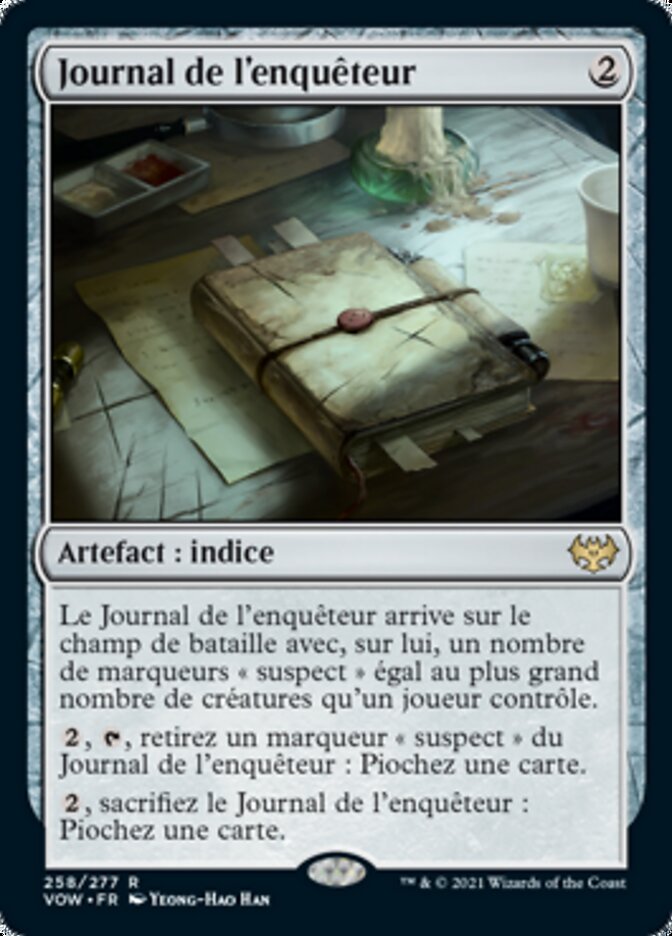 Journal de l'enquêteur