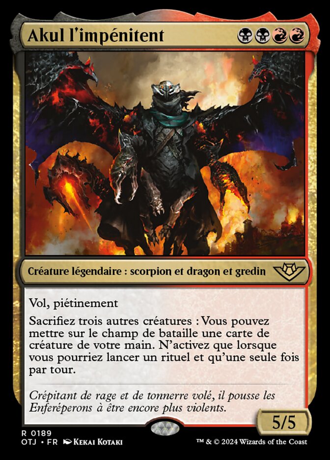 Akul l'impénitent