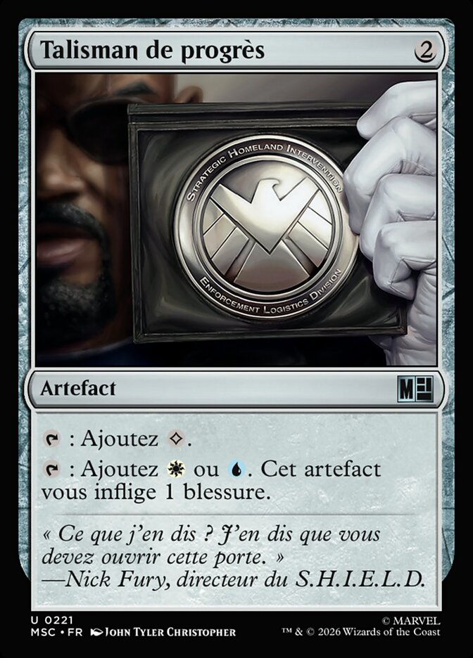 Talisman de progrès