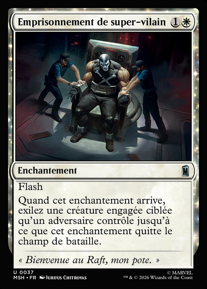 Emprisonnement de super-vilain
